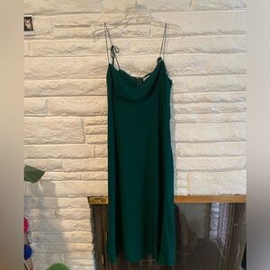 Reformation green dress